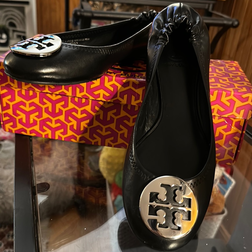 Brand New Tory Burch Minnie Travel Ballet Flats - Size 8
